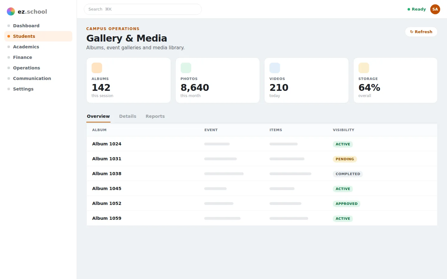 Gallery & Media in ez.school